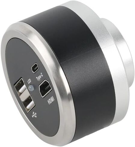 Microscope 1080P Industry Microscope Camera Set, 100X 130X 180X 200X 300X 500X Lens 56 LED Light in Saudi Arabia