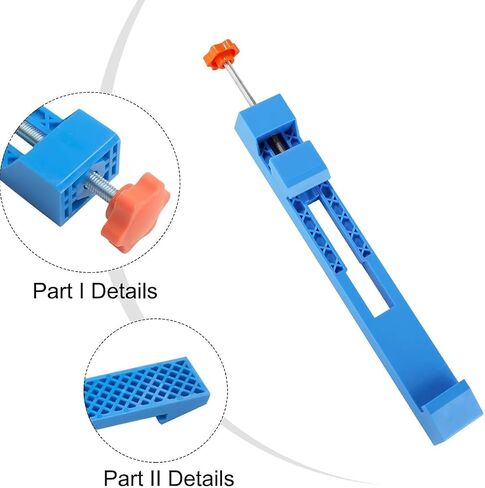 Cutting Machine Base Guide, Precision Circular Saw Guide Rail, Plastic Adjustable Electric Circular Saw Milling Positioning Clamp for Woodworking Precision Cutting and Milling Tasks (Blue, 300mm) in Saudi Arabia