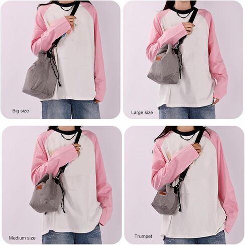 Camera Case Drawstring Bag Vintage DSLR Camera Bag Soft Lens Case with Shouder Strap for Traveling Camera Storage Case in Saudi Arabia