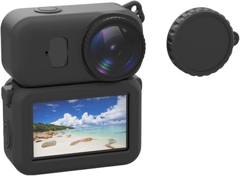 حافظة حماية من السيليكون لـ DJI Osmo Nano، حافظة حماية ناعمة من جانب البطارية مفتوحة، غطاء حماية شامل لكاميرا الحركة لملحقات DJI Osmo Nano (أزرق) in Kuwait