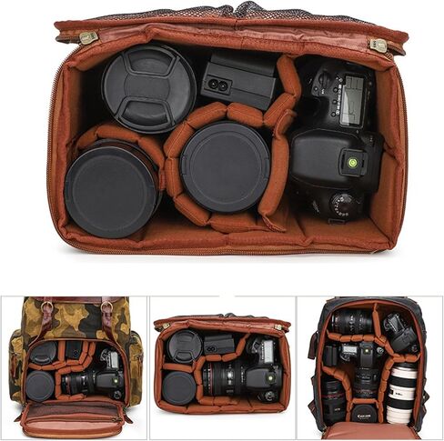 Camera Bag Insert Partition Divider Separators Pad Durability Cotton Lightweight Design for Outdoor Photography in Saudi Arabia