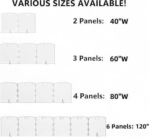 Clear Acrylic Dog Gate for Indoor Use – 2 Panel Pet Gate for Doorways, No Drilling, Foldable Dog Barrier,Foldable Doggy Cat Fence with Support Feet for Home, Stairs, and Puppy Playpen in Saudi Arabia