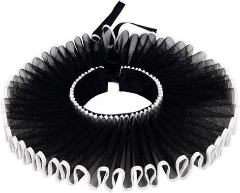 Elizabethan Clown Neck Ruffle Detachable Ruffled Collars for Photography Props in Kuwait