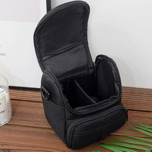Waterproof Nylon Camera Shoulder Bag for DSLR Sponge Padding Front Side Pockets Travel Photography Accessories in Saudi Arabia