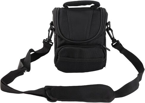 Waterproof Nylon Camera Shoulder Bag for DSLR Sponge Padding Front Side Pockets Travel Photography Accessories in Saudi Arabia