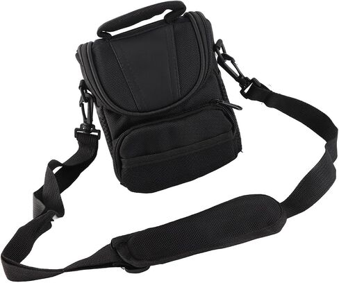 Waterproof Nylon Camera Shoulder Bag for DSLR Sponge Padding Front Side Pockets Travel Photography Accessories in Saudi Arabia