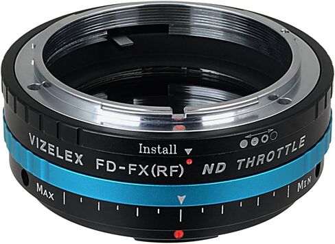محول عدسة الخانق Vizelex ND متوافق مع عدسات فيلم Canon FD وFL 35 مم لكاميرات Fujifilm X-Mount in Kuwait