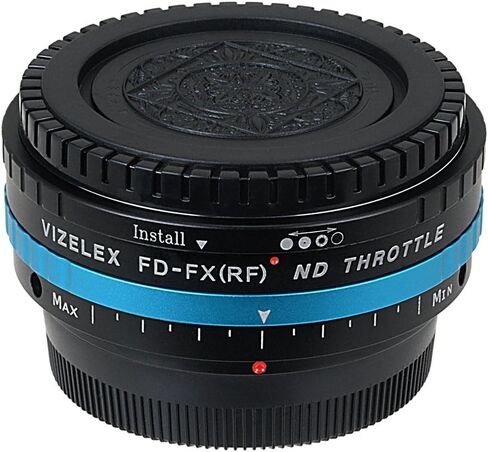 محول عدسة الخانق Vizelex ND متوافق مع عدسات فيلم Canon FD وFL 35 مم لكاميرات Fujifilm X-Mount in Kuwait