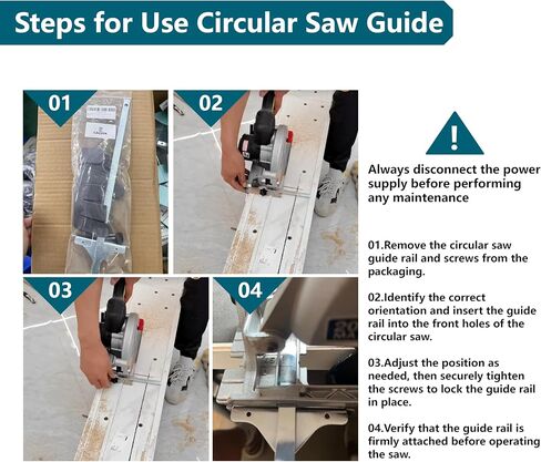 381-091-00 Circular Saw Guide Replacement for DW DC390K, DW936, DC300, DC310, DCS391B, DCS393, DC390B &Trim Saw Fence Accessory &Compatible with 20+ Models in Saudi Arabia