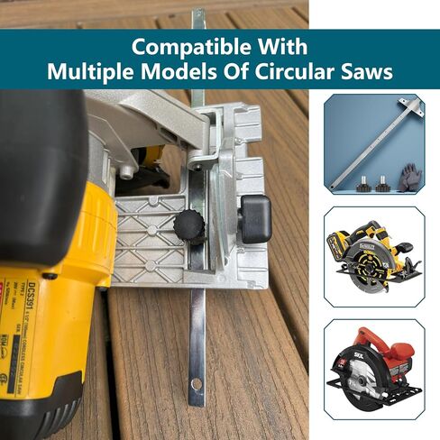 381-091-00 Circular Saw Guide Replacement for DW DC390K, DW936, DC300, DC310, DCS391B, DCS393, DC390B &Trim Saw Fence Accessory &Compatible with 20+ Models in Saudi Arabia