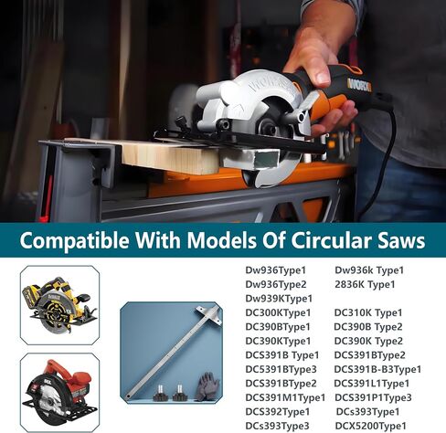 381-091-00 Circular Saw Guide Replacement for DW DC390K, DW936, DC300, DC310, DCS391B, DCS393, DC390B &Trim Saw Fence Accessory &Compatible with 20+ Models in Saudi Arabia