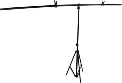 Denash T Form Background Kit with Memory Pouch, 6.6x6.6ft Size, Alloyed Background Support System for Photo Studio, Live Streaming in Saudi Arabia