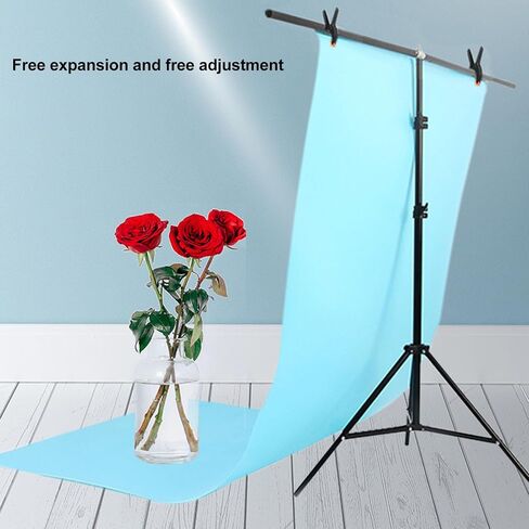 Denash T Form Background Kit with Memory Pouch, 6.6x6.6ft Size, Alloyed Background Support System for Photo Studio, Live Streaming in Saudi Arabia