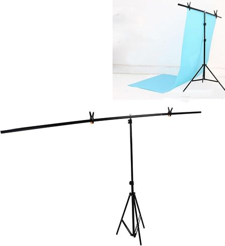 Denash T Form Background Kit with Memory Pouch, 6.6x6.6ft Size, Alloyed Background Support System for Photo Studio, Live Streaming in Saudi Arabia