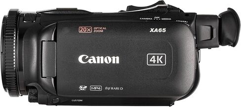 Canon XA65 PAL Professional UHD 4K Camcorder Bundle with 128GB Memory Card + Carrying Case + Cleaning kit in Saudi Arabia