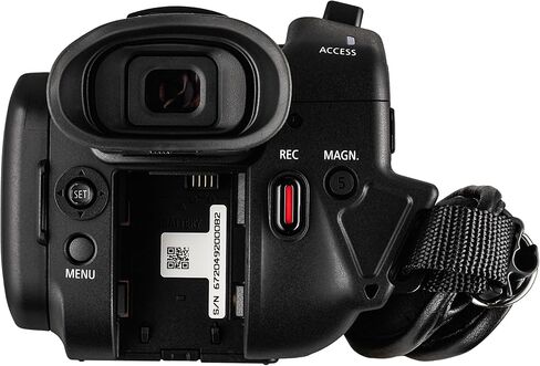 Canon XA70 PAL 4K UHD / 25p Camcorder Bundle with 128GB Memory Card + Extra Battery + Charger + 2-Person Wireless Combo Microphone System + Video Tripod + Carrying Case + Cleaning kit + LED Light in Saudi Arabia