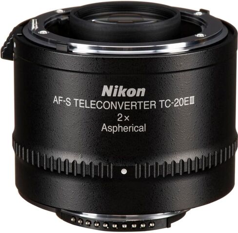 Nikon - AF-S Teleconverter TC-20E III 2X Extender Lens (2189) + 64GB Memory Card + Card Reader + Corel Photo Software + Flex Tripod + Memory Wallet + Cap Keeper + Cleaning Kit (Renewed) in Saudi Arabia