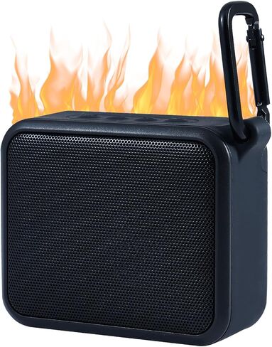 Fireplace Crackler Sound Box for Gas or Electric Fireplace,Realistic Rechargeable Fire Crackling Sound Machine,Small and Portable,Fire Crackler Sound System,Fire Noise for Sleep in Saudi Arabia