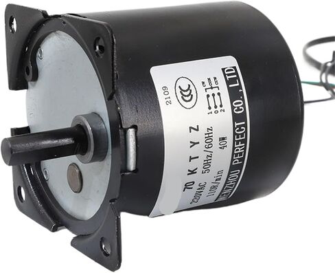300KG 70KTYZ 40W AC 110V/220V AC Permanent Magnet Motor CW/CCW Low Speed Motor 1.5/2.5/5/10/15/20/30/50/60/80/110rpm(30rpm 220V) in Saudi Arabia