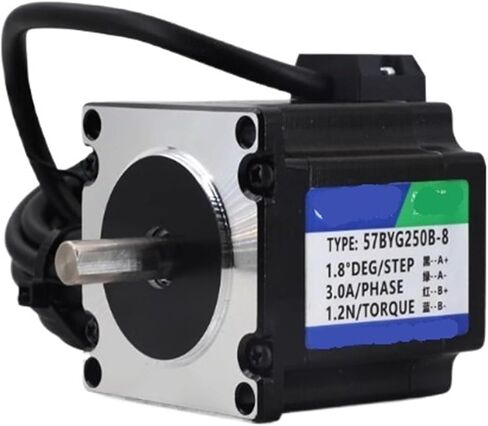 Nema 23 Stepper Motor 1.2N1.8N2.3N2.5N2.8N Output Shaft 2 Phase 4 Wire Motor 3D Printer Computerized Numerical Control Milling Machine Engraving Machine(2.8N.M,10mm) in Saudi Arabia
