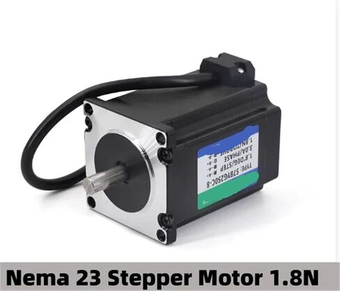 Nema 23 Stepper Motor 1.2N1.8N2.3N2.5N2.8N Output Shaft 2 Phase 4 Wire Motor 3D Printer Computerized Numerical Control Milling Machine Engraving Machine(2.8N.M,10mm) in Saudi Arabia