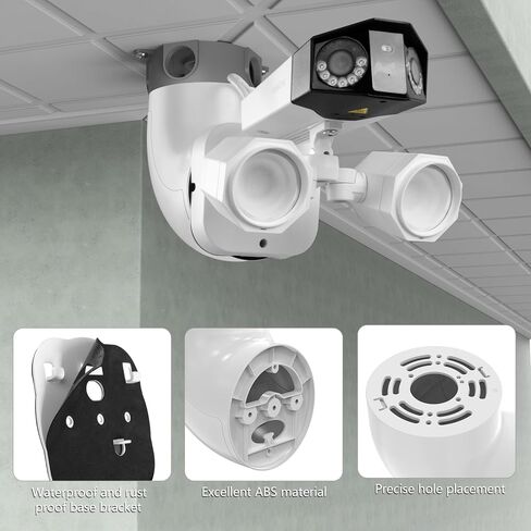 دعامة تثبيت للكاميرا الخارجية متوافقة مع كاميرا الأمان REOLINK 4K Duo Floodlight PoE (أبيض) in Saudi Arabia
