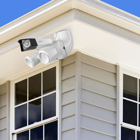 دعامة تثبيت للكاميرا الخارجية متوافقة مع كاميرا الأمان REOLINK 4K Duo Floodlight PoE (أبيض) in Saudi Arabia