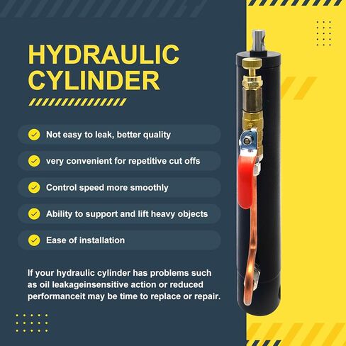 Hydraulic Cylinder for 7 x 12 Metal Cutting Band Saw Compatible with BS-712N/BS-712R/BS-712B，Hydraulic Downfeed Control Cylinder for Metal Bandsaw in Saudi Arabia