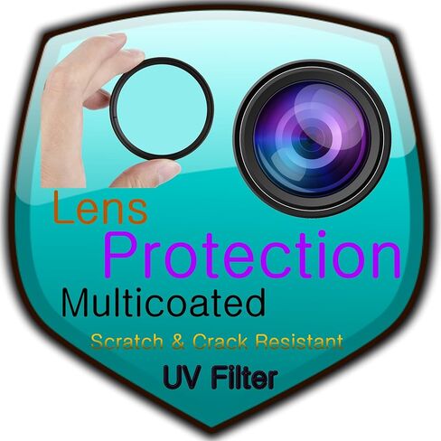 فلتر Pro Glass 105 مم HD MC للأشعة فوق البنفسجية لـ: Venus Optics 200 مم f/2 AF FF Telephoto Prime Lens رمادي (VE20020AFCG) مرشح واقٍ للأشعة فوق البنفسجية in Saudi Arabia