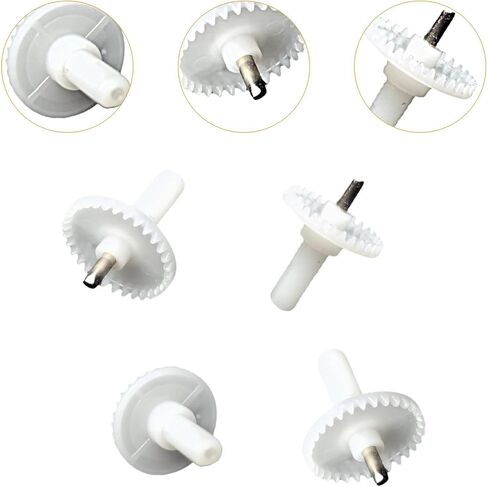 DYNWAVE E58 RC Drone Gears,Hardware Drone Accessories,RC Toys Games Spare Parts,White Gears,32 Tooth Gears for Motor Gear,Small Motor in Saudi Arabia