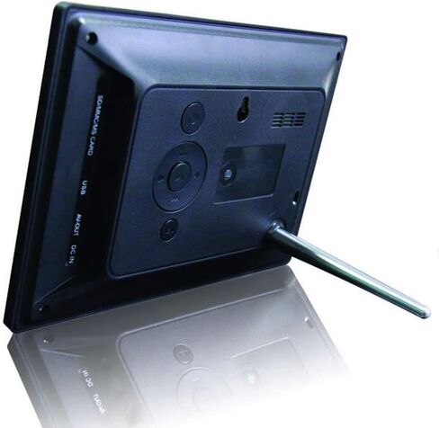 Digital Photo Frames Digital Publicity Electronic Photo Frame 7 Inch Hd Multifunctional Video Advertising Machine with Clock and Calendar Function,Black in Saudi Arabia