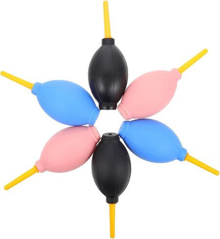 POPETPOP 6pcs Air Blower Cleaners for Camera Lens and Eyelash Extension Portable Rubber Bulb Dust Pump with Silicone Lightweight Dust Remover for DSLR Filters and Delicate Electronics in Saudi Arabia