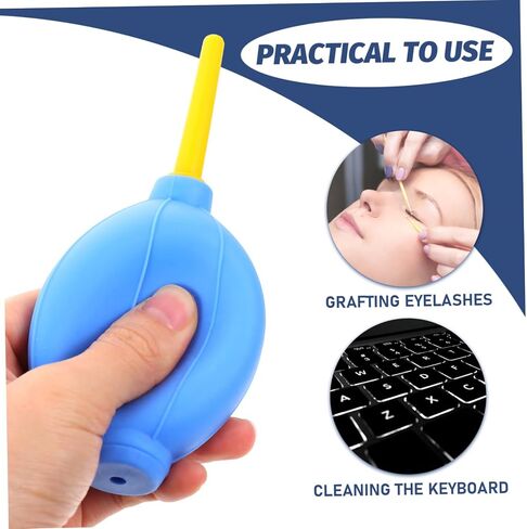 POPETPOP 6pcs Air Blower Cleaners for Camera Lens and Eyelash Extension Portable Rubber Bulb Dust Pump with Silicone Lightweight Dust Remover for DSLR Filters and Delicate Electronics in Saudi Arabia