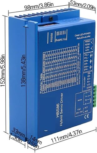 Servo Motor Driver AC20-80V or DC30-110V 8.0A 0-200khz Encoder 1000 Lines Suit in Saudi Arabia