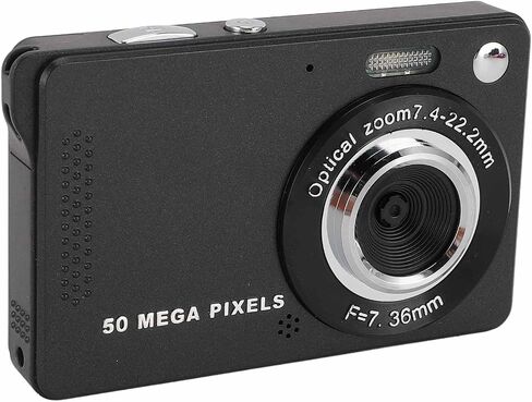 Digital Camera, Teen Compact Camera with 50MP, 1080P HD Video, Autofocus, 16X Zoom, LED Flash, 2.8 Inch TFT Screen for Travel Photography (Silver) in Saudi Arabia