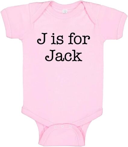 J is for Jack Baby Infant Bodysuit in Saudi Arabia