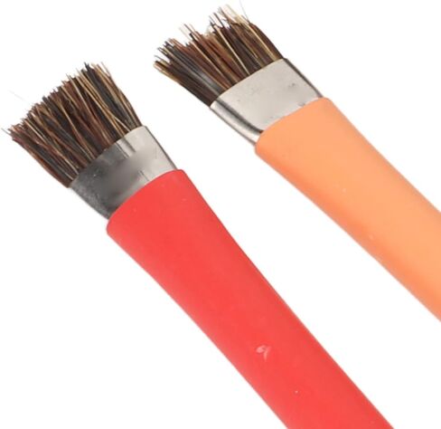 Yunir Anti Static Double Head Electronics Brush Set for Chip Camera, Excellent Cleaning Effect for Motherboard, Computer, Tablet, Metal Material, 4Pcs Keyboard Brush Kit in Saudi Arabia