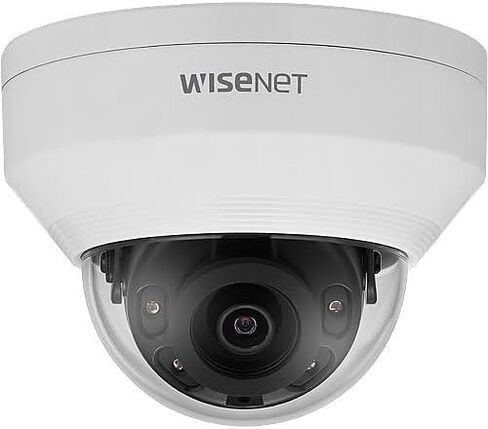 كاميرا Hanwha ANV-L7012R 4MP IR Auto(ICR) WDR شبكة خارجية H.265 PoE قبة مع عدسة بؤرية ثابتة 3 مم، أبيض/بلاستيك، ألومنيوم in Saudi Arabia