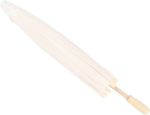 White Paper Umbrella for Wedding Photography, Tissue Paper Construction, 20cm Radius, Party Decoration, Bridal Accessory in Saudi Arabia
