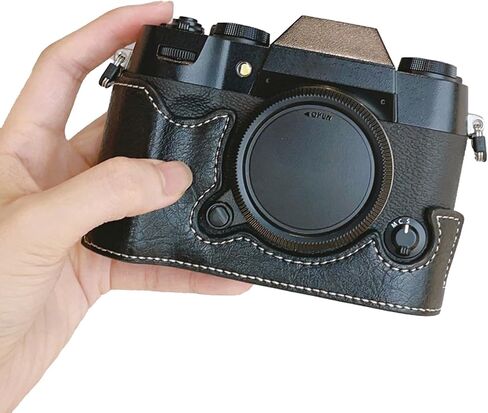 PU Leather Handmade Camera Base Bag Covers for XT50 with Magnetic Closures and Easy Battery Access in Saudi Arabia