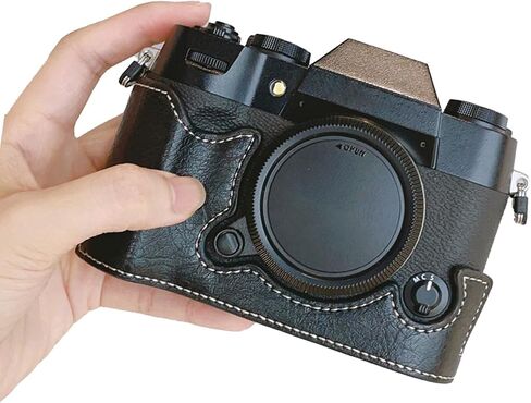 PU Leather Handmade Camera Base Bag Covers for XT50 with Magnetic Closures and Easy Battery Access in Saudi Arabia