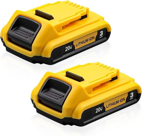 DCB201 3.0Ah Lithium ION Replacement for Dewalt 20V MAX Battery DCB201 DCB203 DCB206 DCB207 Compatible with Dewalt 20v Tools and Chargers 4Pack in Saudi Arabia