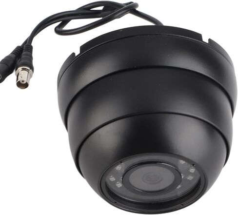 كاميرا مراقبة على شكل قبة Ejoyous 1080P CCTV 120 درجة زاوية واسعة 14LED رؤية ليلية 360 درجة قابلة للتعديل مع الصوت لمقصورة شاحنة الحافلة (أسود) in Saudi Arabia