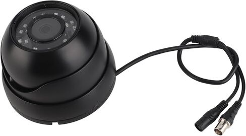 كاميرا مراقبة على شكل قبة Ejoyous 1080P CCTV 120 درجة زاوية واسعة 14LED رؤية ليلية 360 درجة قابلة للتعديل مع الصوت لمقصورة شاحنة الحافلة (أسود) in Saudi Arabia