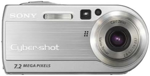 Sony DSC-P150 7MP Digital Camera with 3x Optical Zoom (Silver) (Renewed) in Saudi Arabia