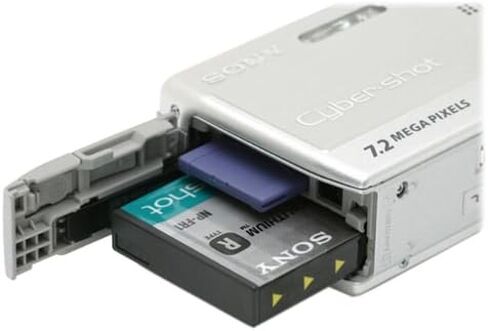 Sony DSC-P150 7MP Digital Camera with 3x Optical Zoom (Silver) (Renewed) in Saudi Arabia