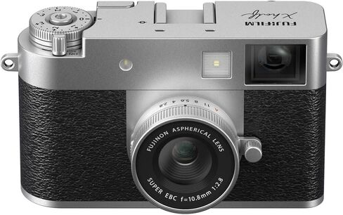 FUJIFILM X Half Premium Compact Digital Camera (Silver) Bundle with Carrying Case + 64GB Memory Card + Lens Cap Keeper + Memory Card Wallet + Hand Strap + More in Saudi Arabia