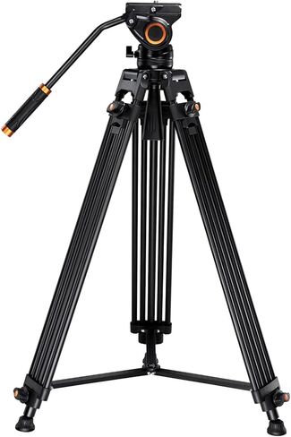 حامل ثلاثي احترافي من الألومنيوم رباعي الأنبوب مقاس 72 بوصة لـ JVC GY-HM600 (رأس سائل) in Kuwait