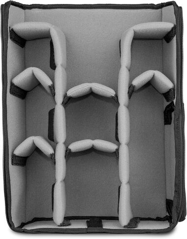 WANDRD All New Essential Camera Cube V2: منظم كاميرا مقاوم للطقس مع تصميم داخلي رمادي ناعم وفواصل معيارية ووصول جانبي سريع - يناسب حقيبة السفر PRVKE 21L وإعداد بدون مرآة وملحقات in Kuwait