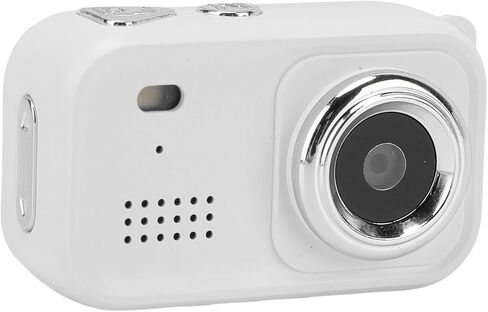 كاميرا PUSOKEI Mini Thumb Camera، كاميرا رياضية محمولة يمكن ارتداؤها مع شاشة 2.0 بوصة 1080P HD ومسجل فيديو لركوب الدراجات في الهواء الطلق والمشي لمسافات طويلة ومراقبة الحيوانات الأليفة مع حزام المعصم (أبيض) in Kuwait